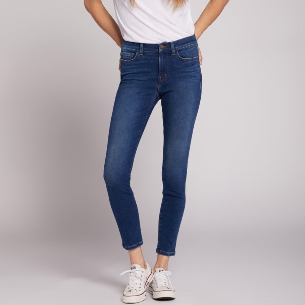 Current/Elliott The Stiletto Skinny Jeans - Ankle Crop - Size 28 - Townie Wash